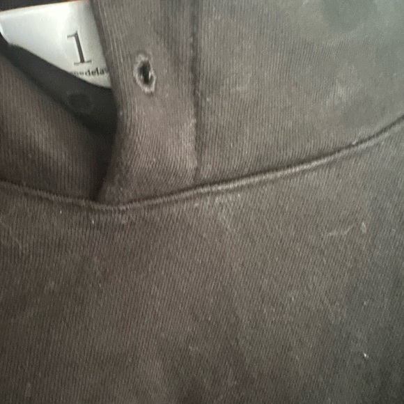 Acmé de La Vie ADLV BABY FACE HOODIE BLACK DONUT Size 1 Oversized Travis Scott - Picture 9 of 11